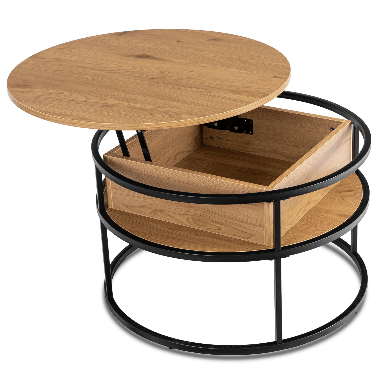 Astur Couchtisch Maße 80 cm Durchmesser und 49,5 cm Höhe