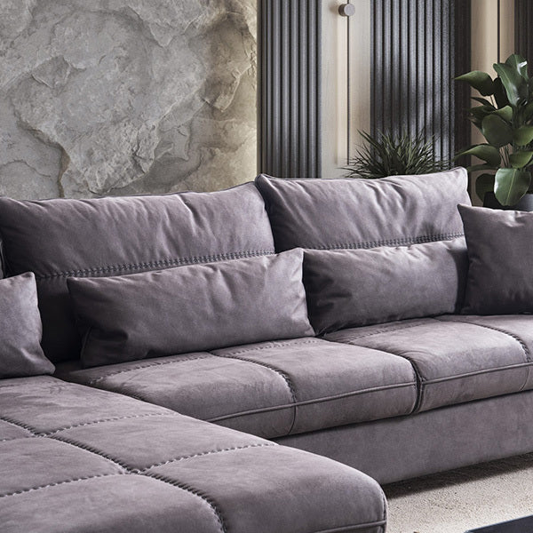 Ecksofa Nordica Holzbeine Detail