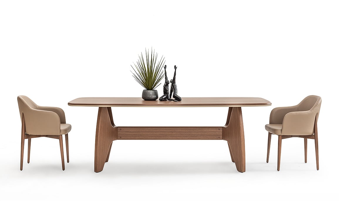 Esszimmer-Set Marbella, 6-teilig: Konsole, Esstisch und 6 Stühle