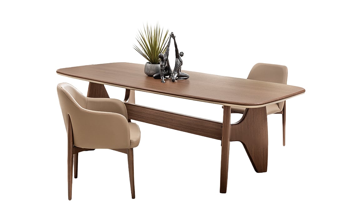 Esszimmer-Set Marbella, 6-teilig: Konsole, Esstisch und 6 Stühle