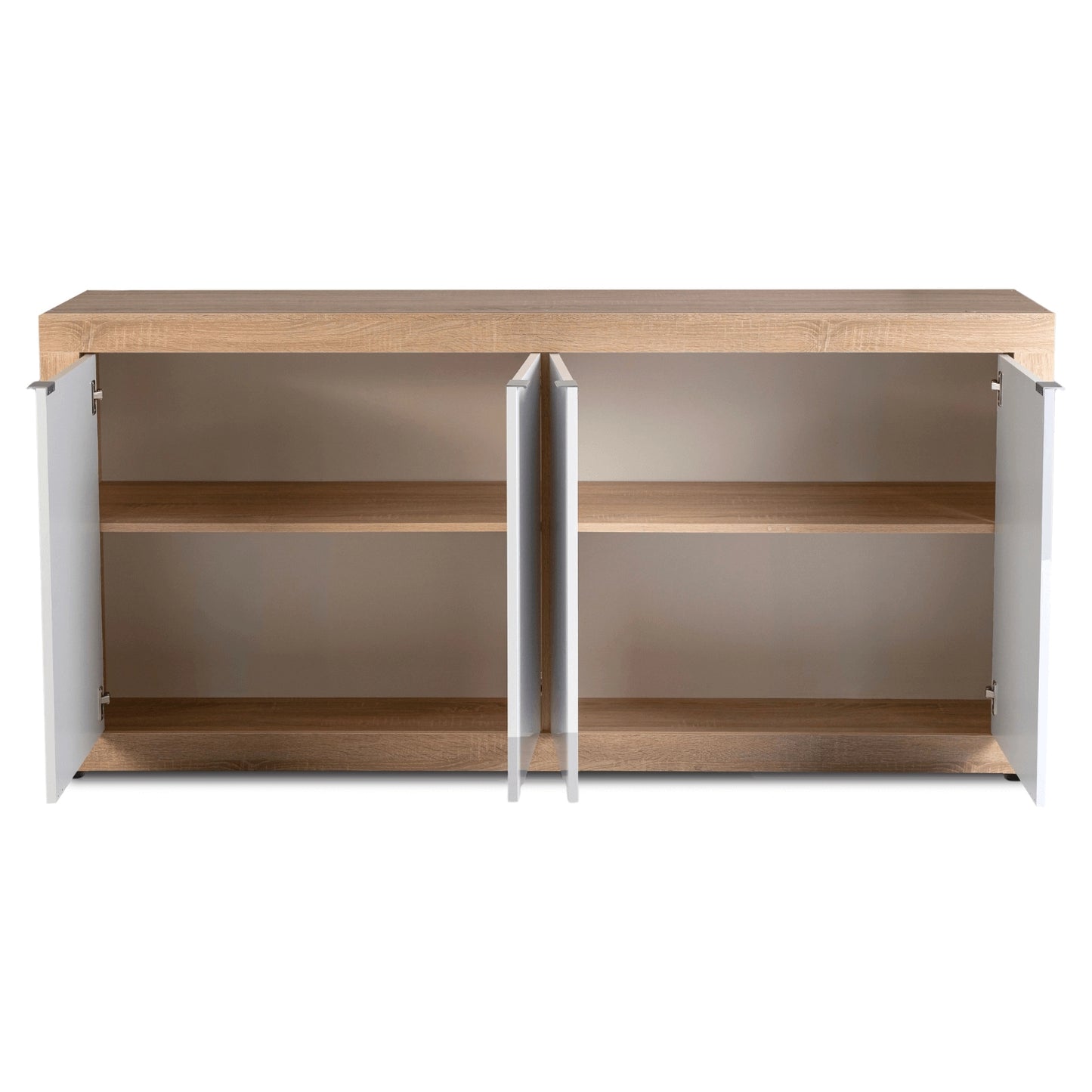 Detail der Holzstruktur in Eiche Sonoma am Marsely Alvera Sideboard