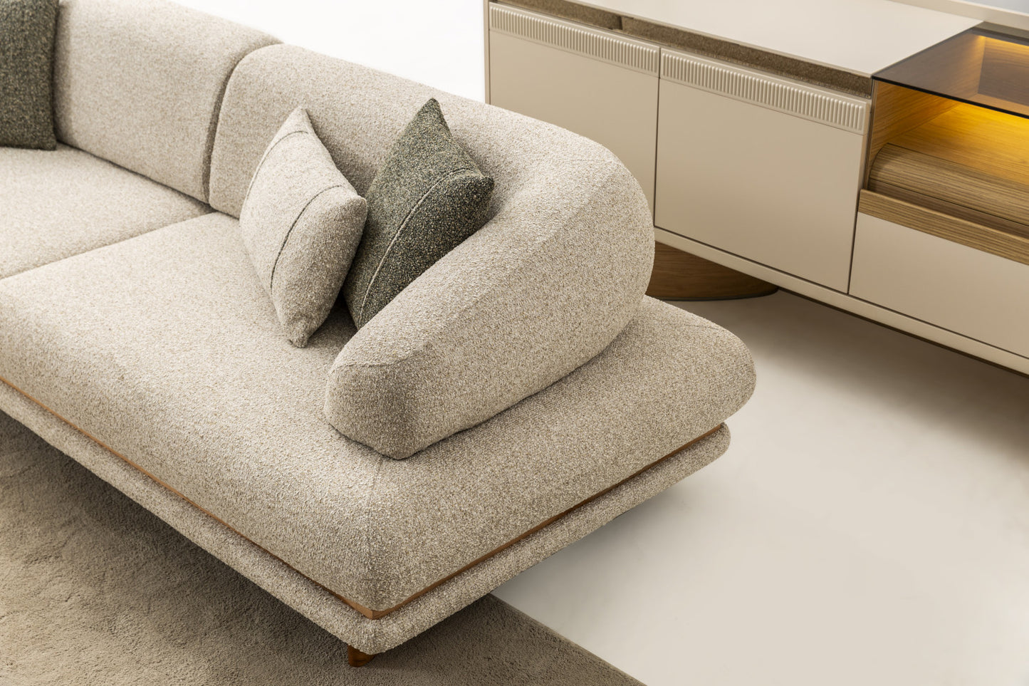 Sofa-Set Alvora, 3-teilig: 2x 3-Sitzer und 1x Sessel