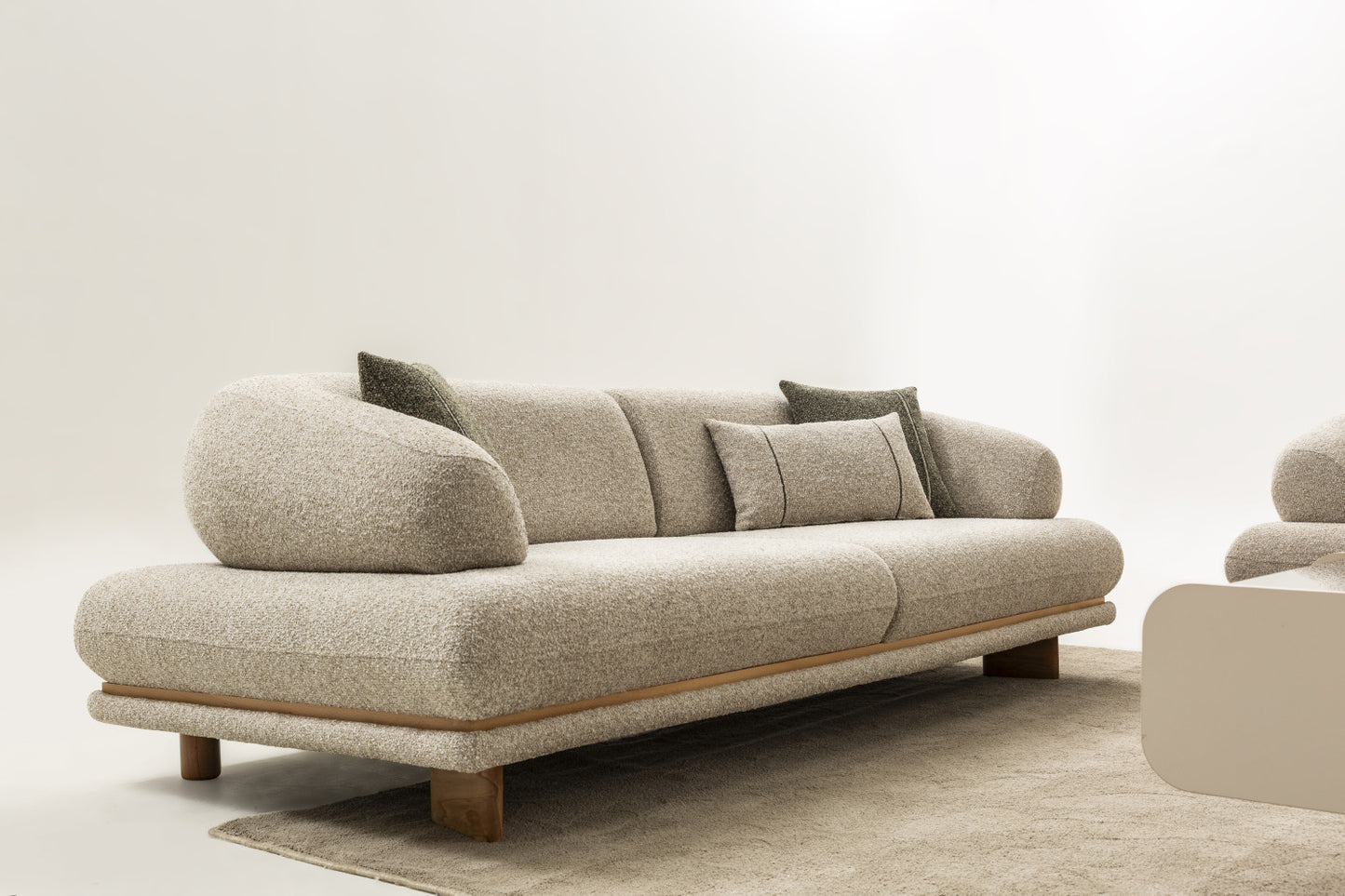 Sofa-Set Alvora, 3-teilig: 2x 3-Sitzer und 1x Sessel