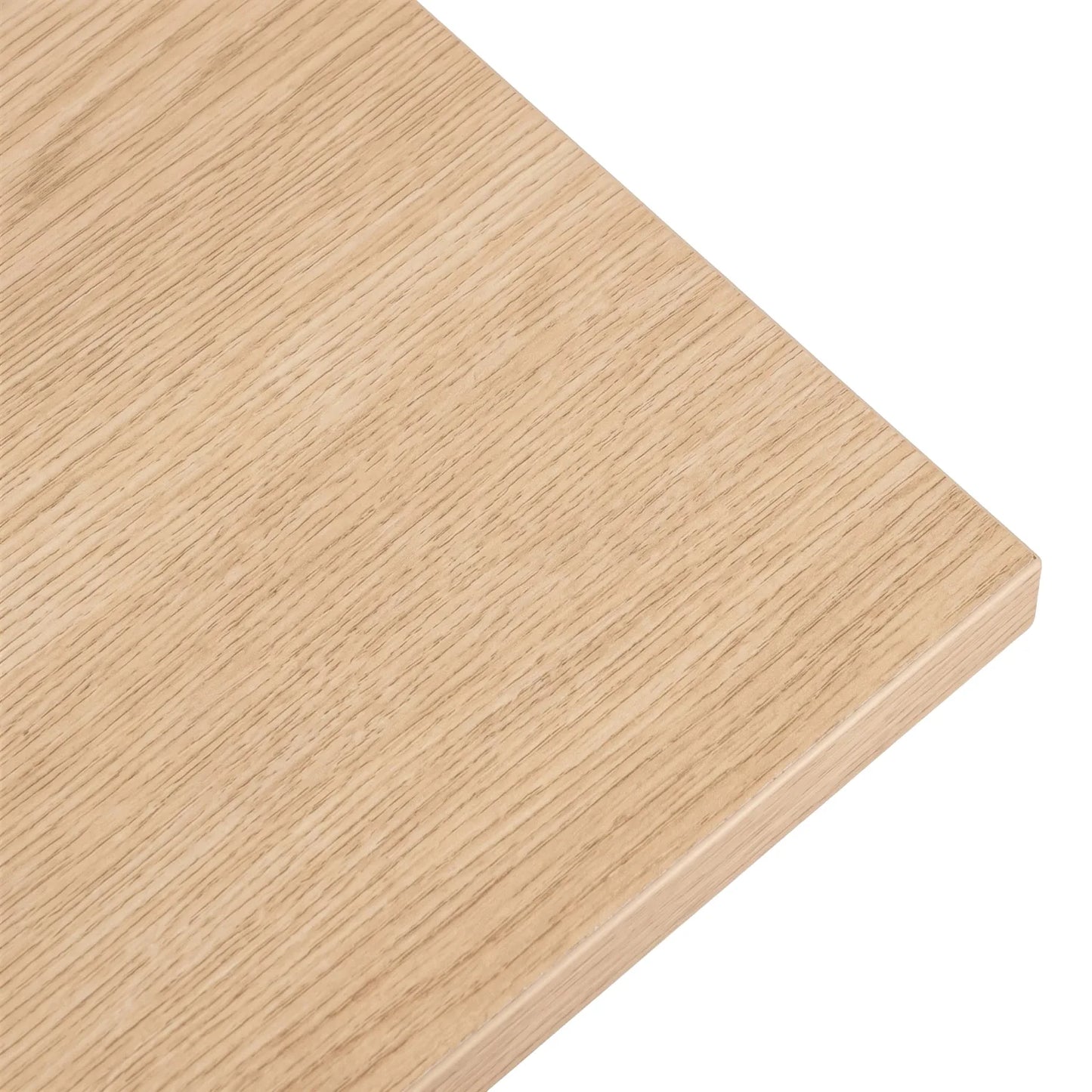 Luca höhenverstellbarer Couchtisch 100 cm – Eiche/Schwarz