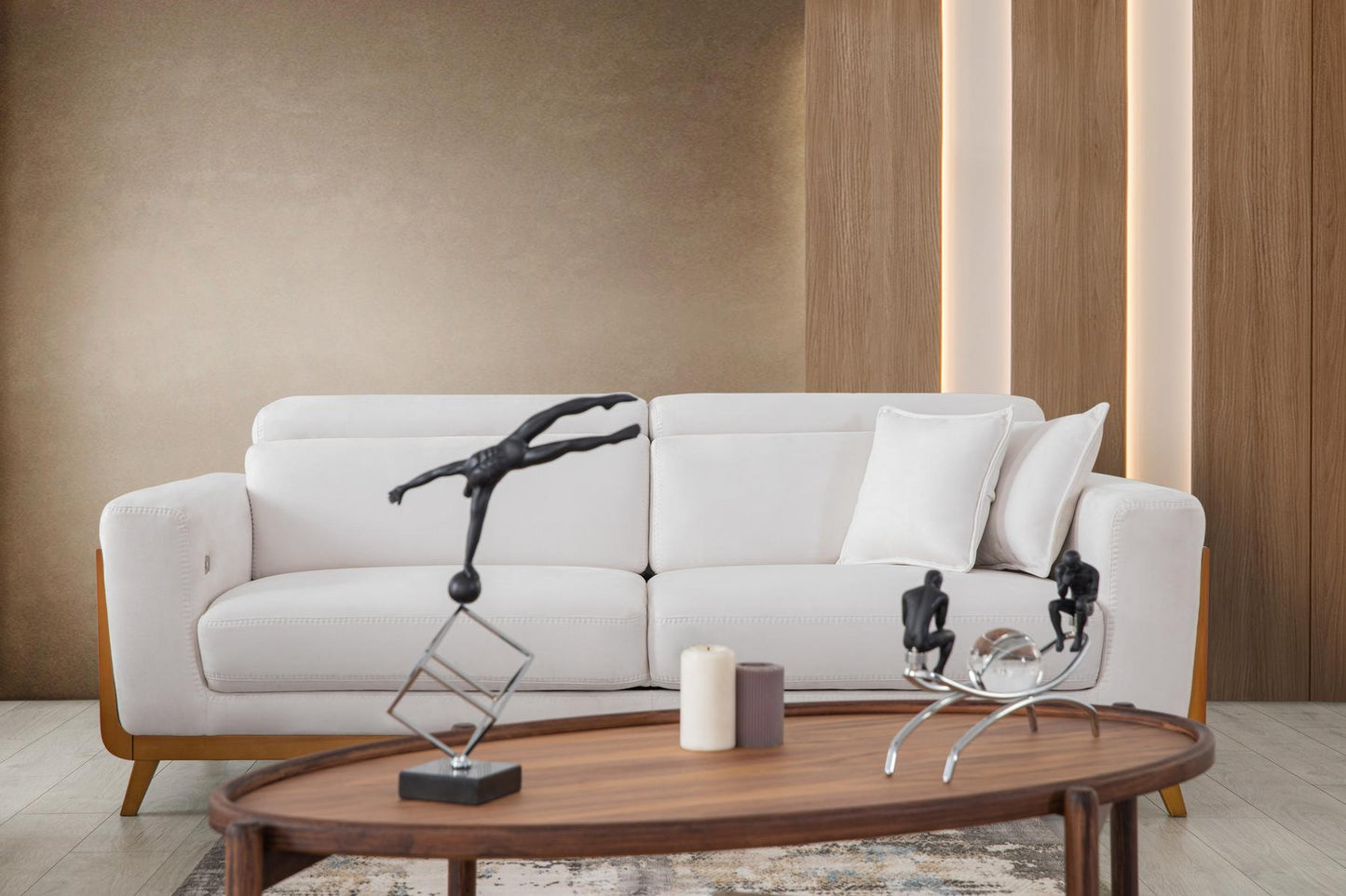 Wohnzimmer-Set Solenta – 3-teilig mit 3-Sitzer, 2-Sitzer und Sessel