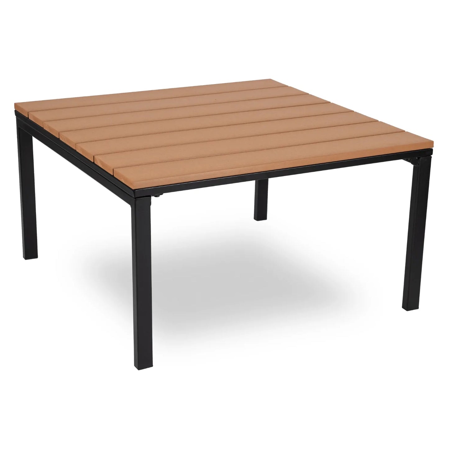 Norman Garten-Lounge-Set mit Ecksofa und Tisch – Blau & Schwarz