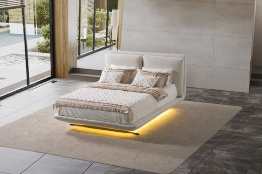 Polsterbett Notturno mit LED Ambiente