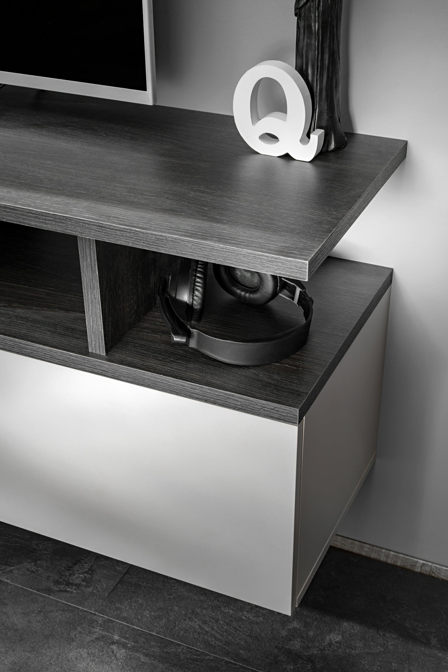 Wohnwand Titanio Graphite Cashmere